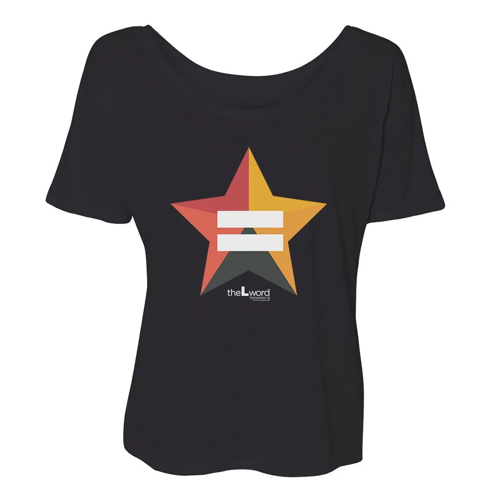 The L Word: Generation Q Bette Porter's Equality Star Women's Relaxed T-Shirt sold by MTV