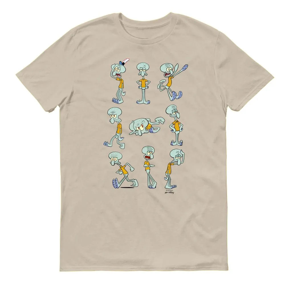 Squidward Feelin' Moody Short Sleeve T-Shirt sold by MTV