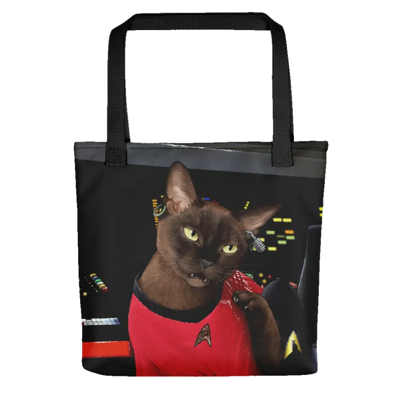 Star Trek: The Original Series Uhura Cat Premium Tote Bag sold by MTV