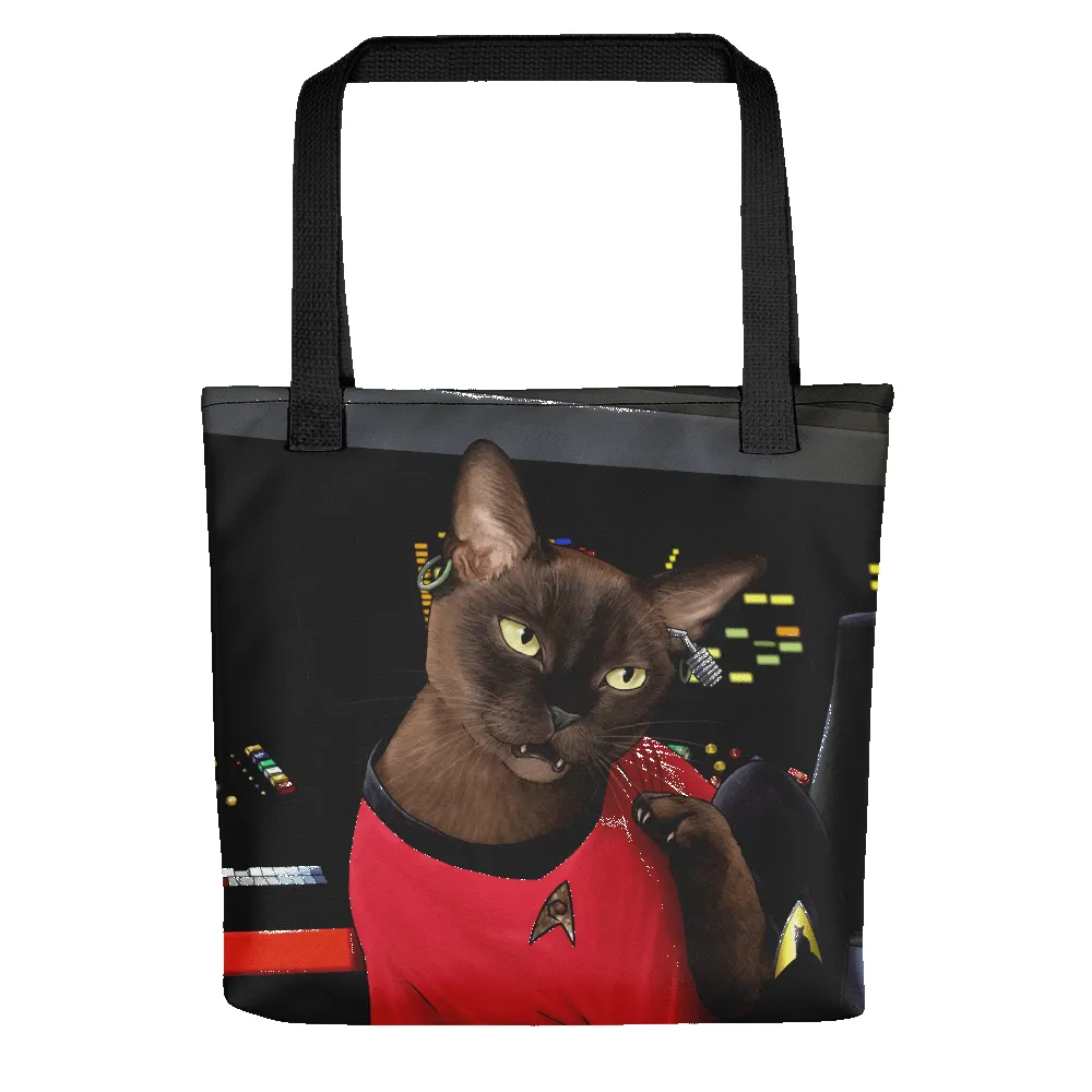 Star Trek: The Original Series Uhura Cat Premium Tote Bag sold by MTV