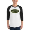Are You Afraid of the Dark Original Logo Adult 3/4 Sleeve Raglan Shirt sold by MTV