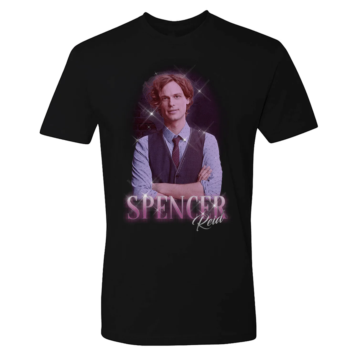 Criminal Minds Vintage Spencer Reid Adult Short Sleeve T-Shirt sold by MTV