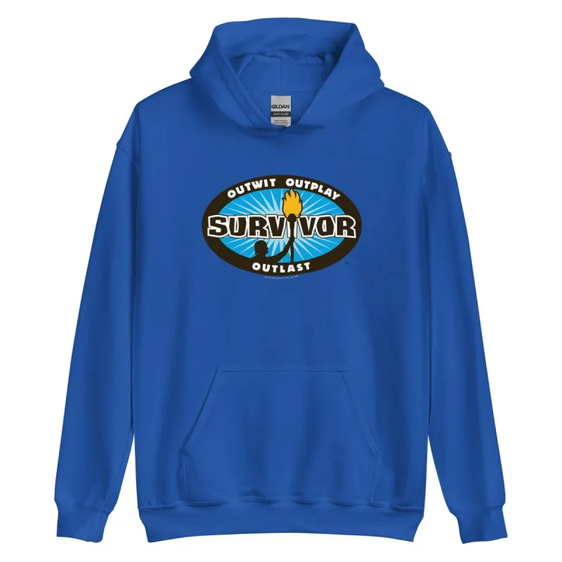 Survivor Outwit, Outplay, Outlast Logo Hooded Sweatshirt sold by MTV