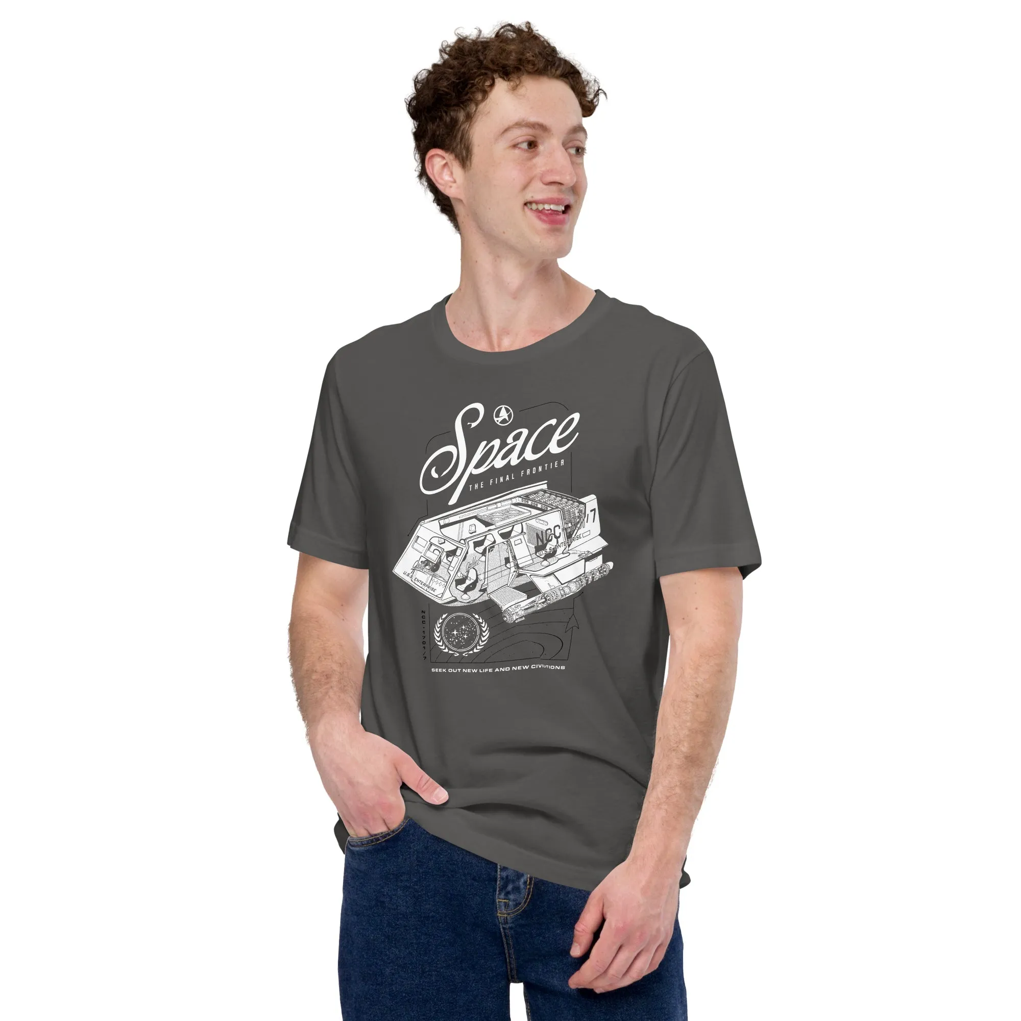 Star Trek Space Adult T-Shirt sold by MTV product image thumbnail 2