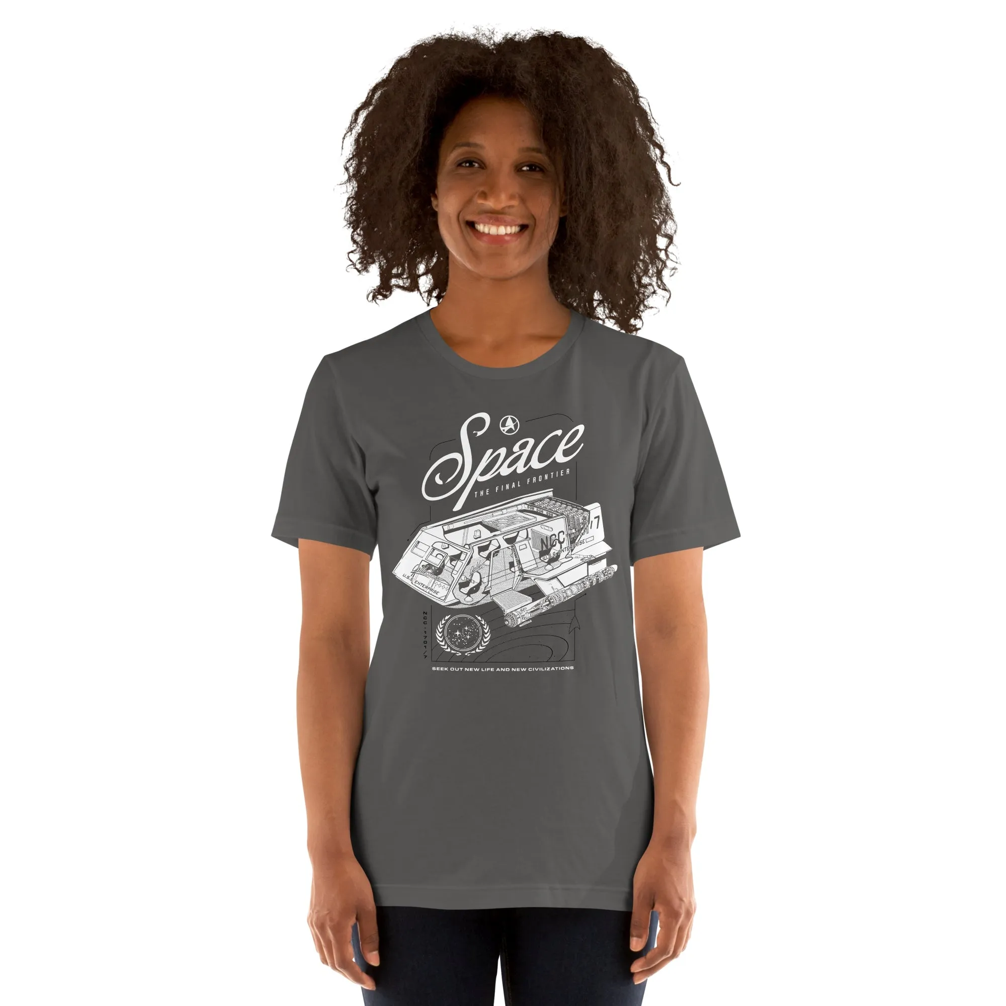 Star Trek Space Adult T-Shirt sold by MTV product image thumbnail 3