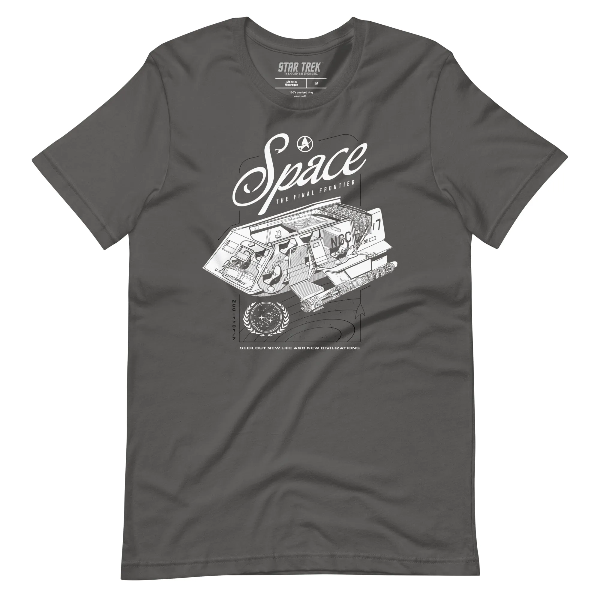 Star Trek Space Adult T-Shirt sold by MTV