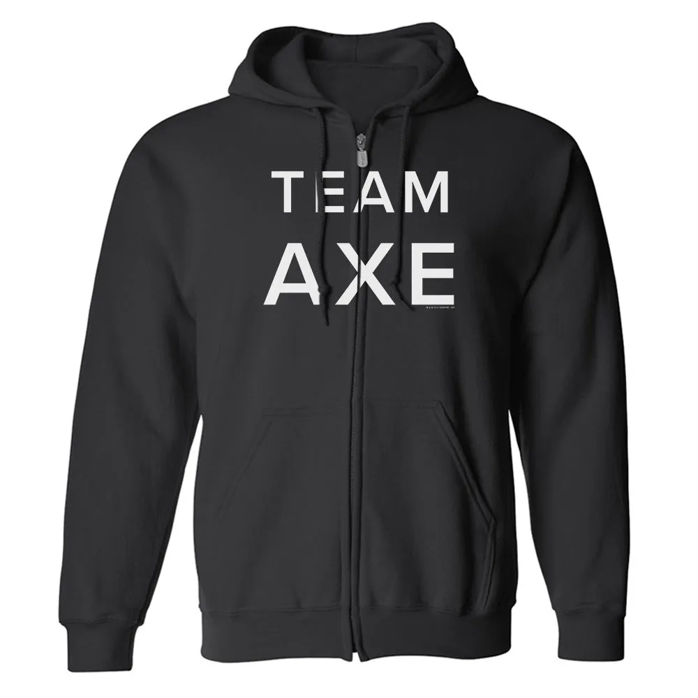 Billions Team Axe Fleece Zip-Up Hooded Sweatshirt sold by MTV