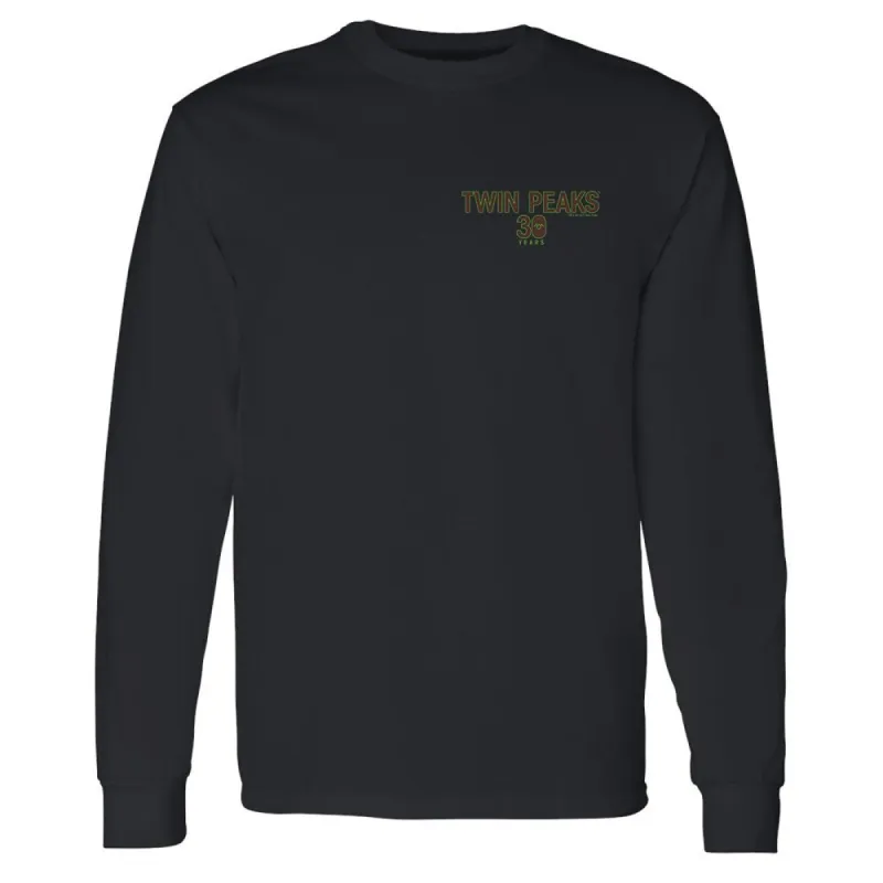 Twin Peaks 30th Anniversary Logo Adult Long Sleeve T-Shirt sold by MTV