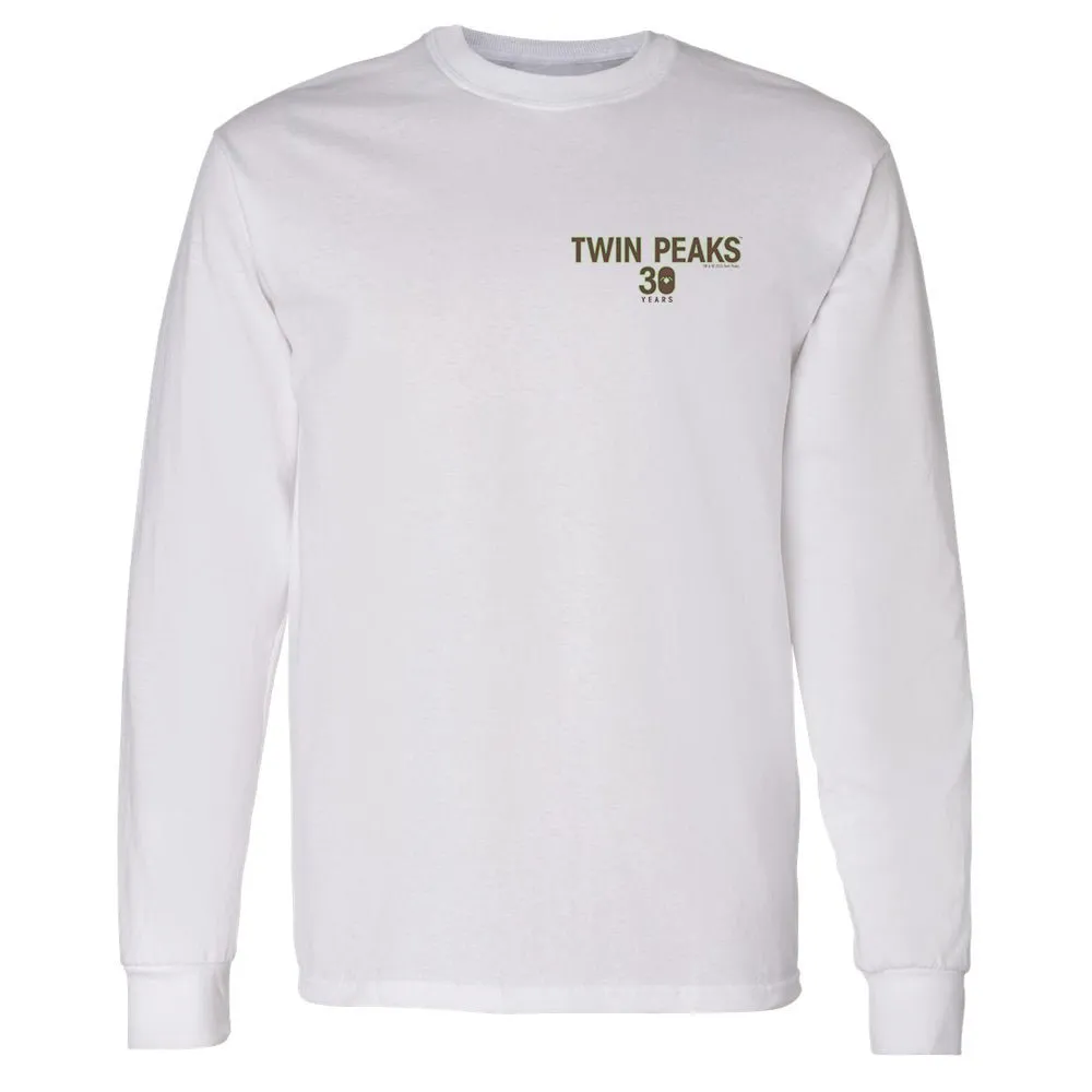 Twin Peaks 30th Anniversary Logo Adult Long Sleeve T-Shirt sold by MTV product image thumbnail 2