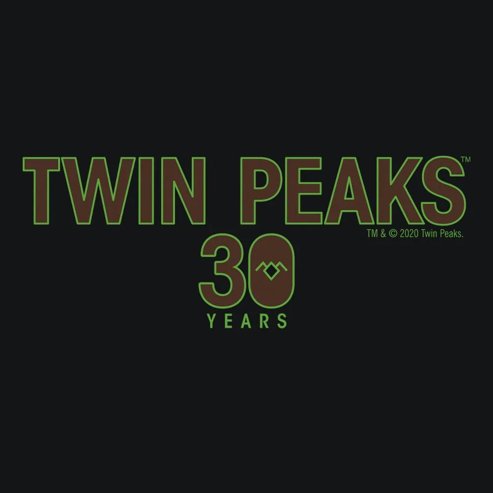 Twin Peaks 30th Anniversary Logo Adult Long Sleeve T-Shirt sold by MTV product image thumbnail 3