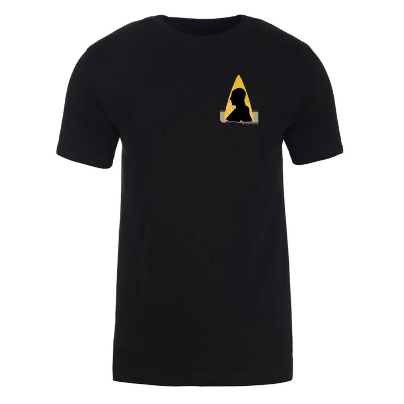 Star Trek: The Next Generation Picard Silhouette Impossible Adult Short Sleeve T-Shirt sold by MTV