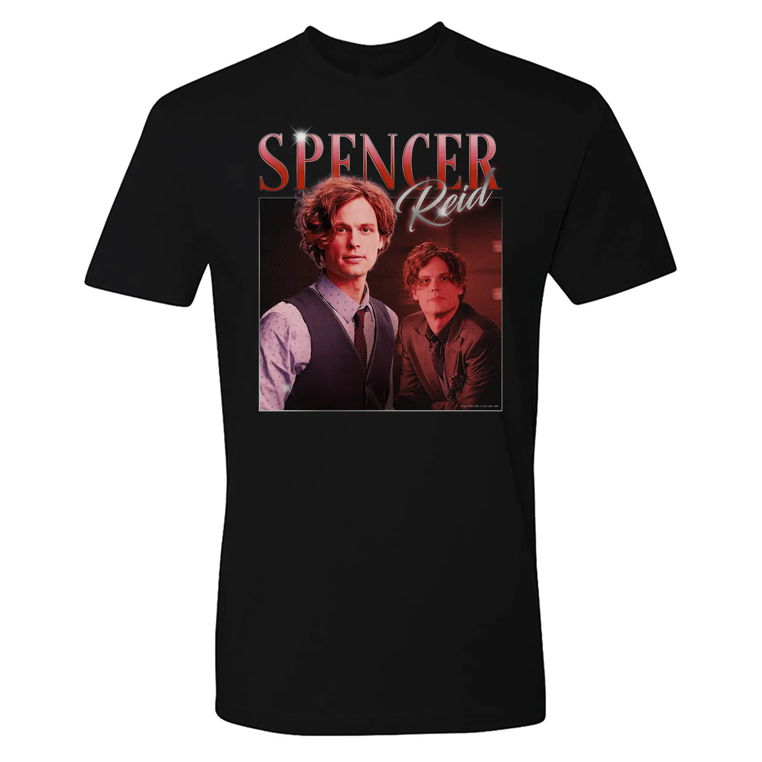 Criminal Minds 80's Spencer Reid Adult Short Sleeve T-Shirt sold by MTV