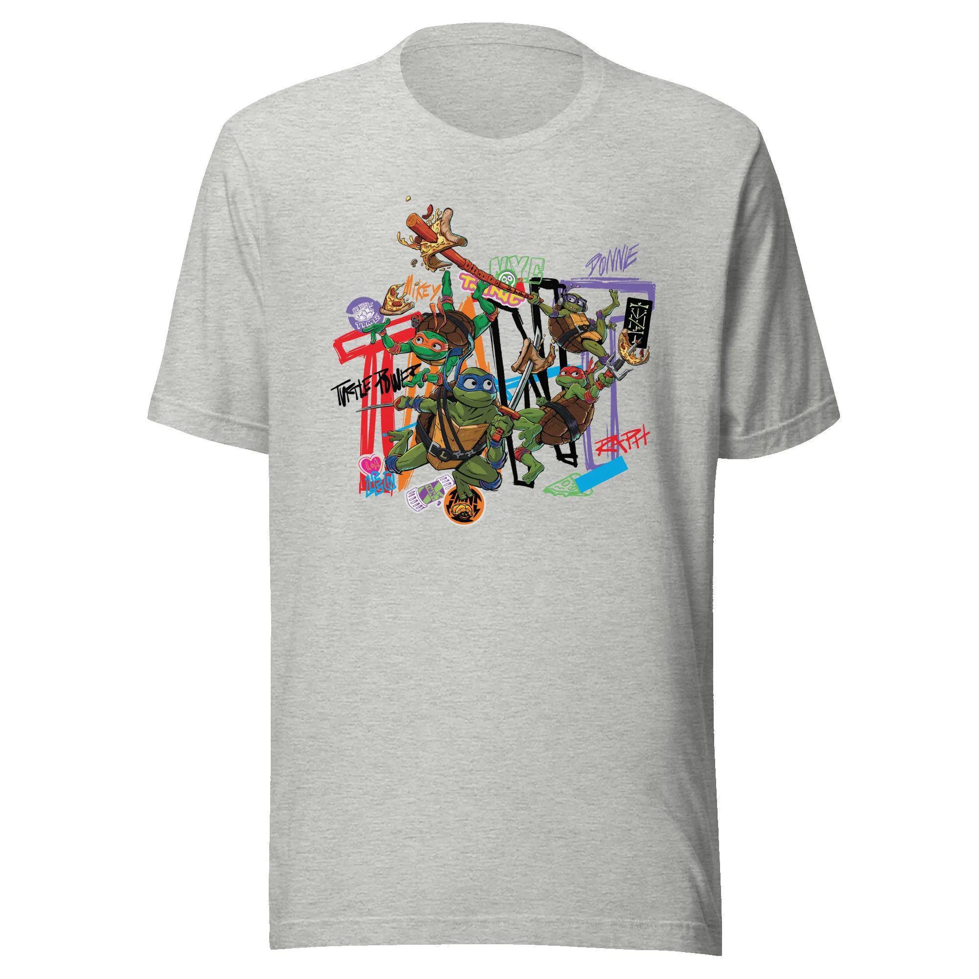 Teenage Mutant Ninja Turtles: Mutant Mayhem Turtle Power Adult Short Sleeve T-Shirt sold by MTV product image thumbnail 4