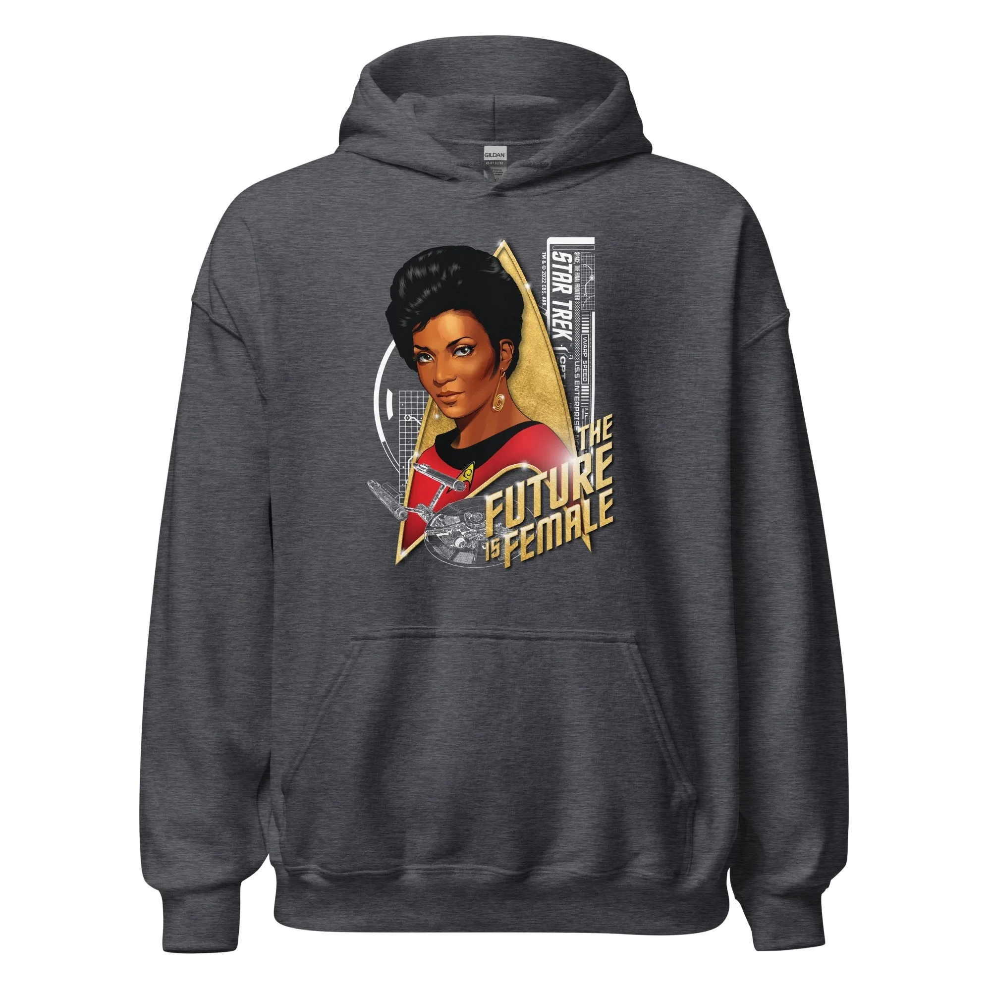 Star Trek: The Original Series Uhura The Future is Female Hooded Sweatshirt sold by MTV