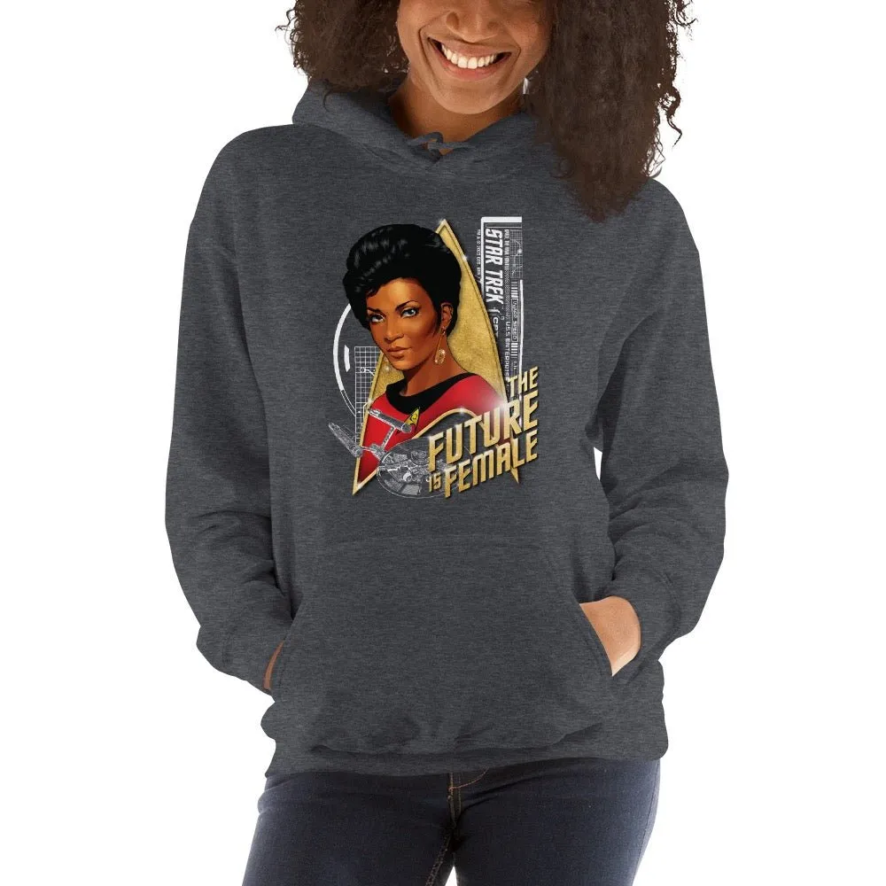 Star Trek: The Original Series Uhura The Future is Female Hooded Sweatshirt sold by MTV product image thumbnail 3
