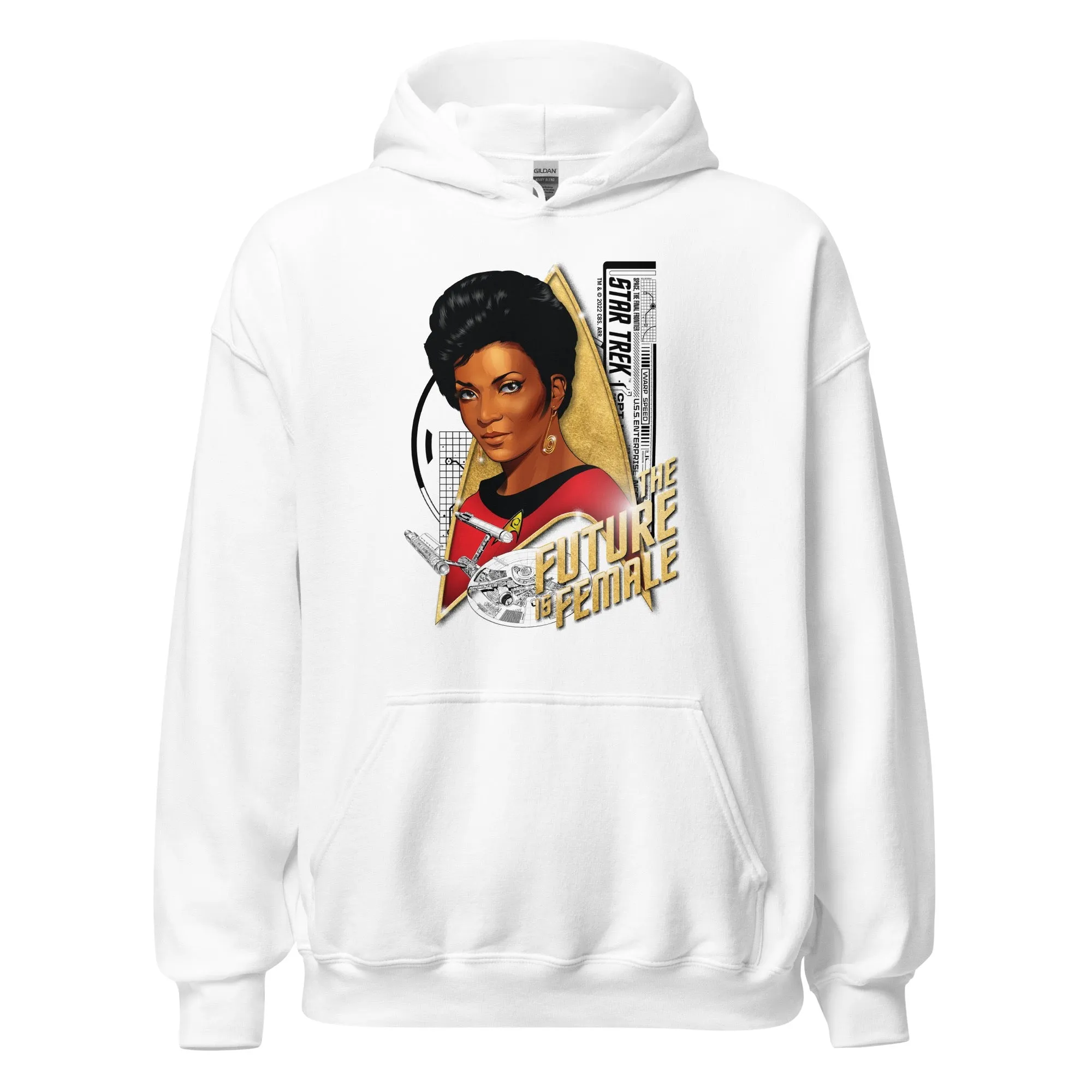 Star Trek: The Original Series Uhura The Future is Female Hooded Sweatshirt sold by MTV product image thumbnail 5