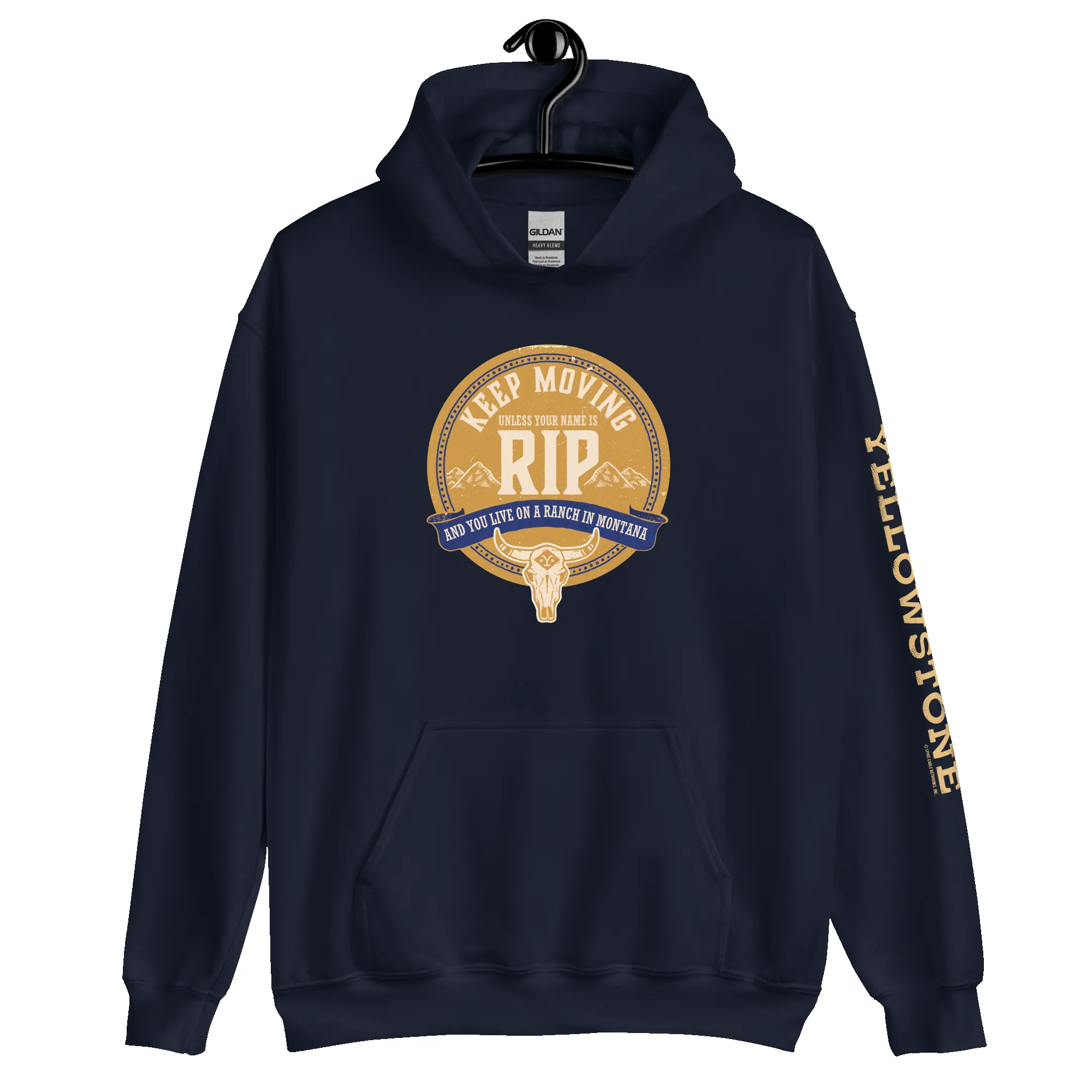 Yellowstone Keep Moving Unless You Are Rip Hooded Sweatshirt sold by MTV product image thumbnail 3