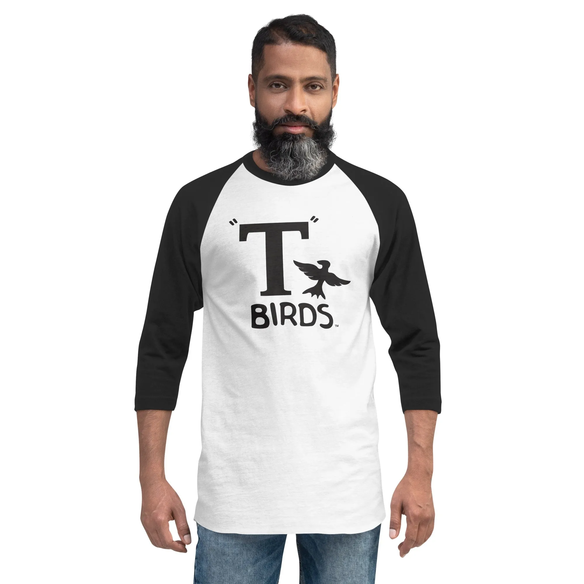 Grease T-Birds Unisex 3/4 Sleeve Raglan Shirt sold by MTV product image thumbnail 2
