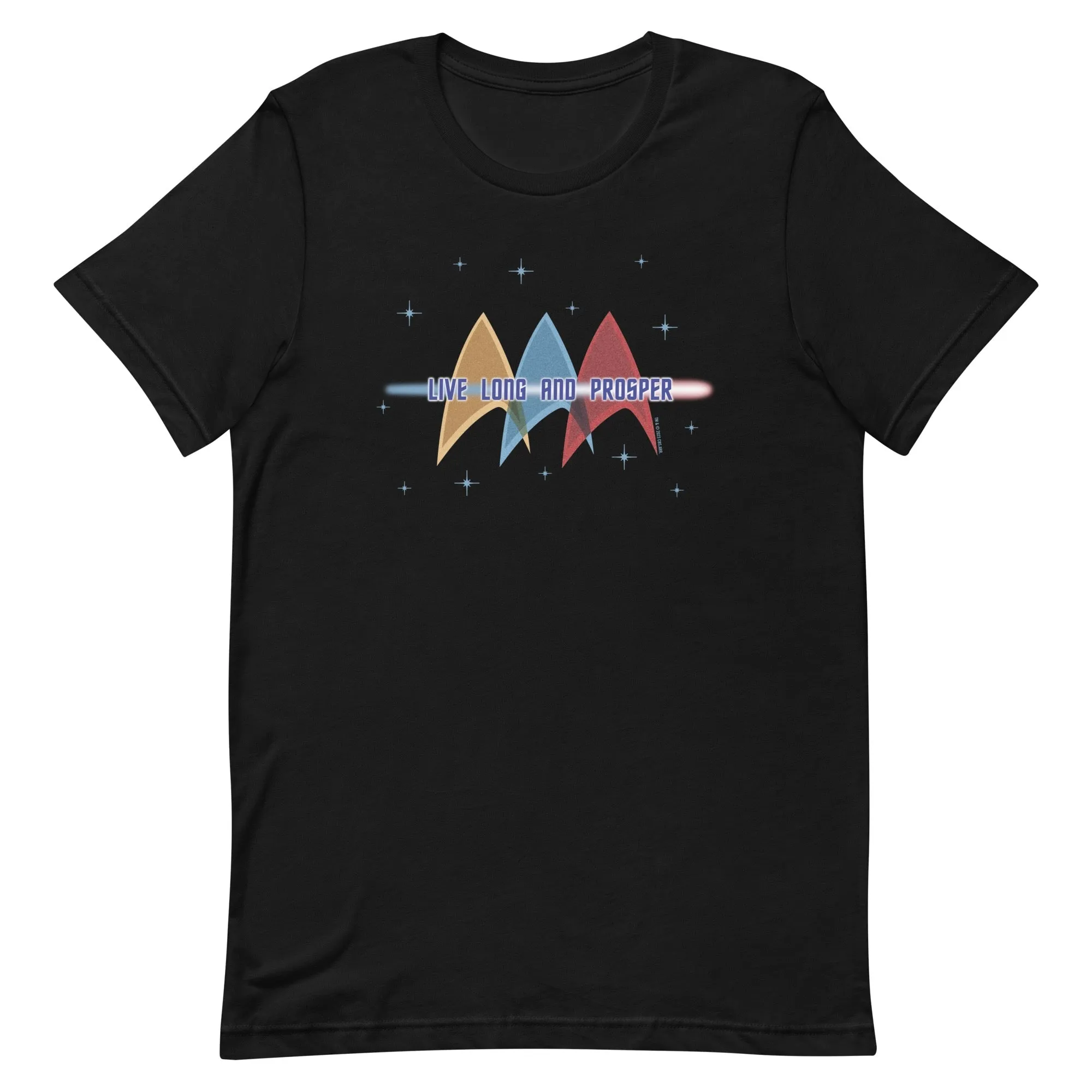 Star Trek: The Original Series Live Long & Prosper Deltas Adult Short Sleeve T-Shirt sold by MTV
