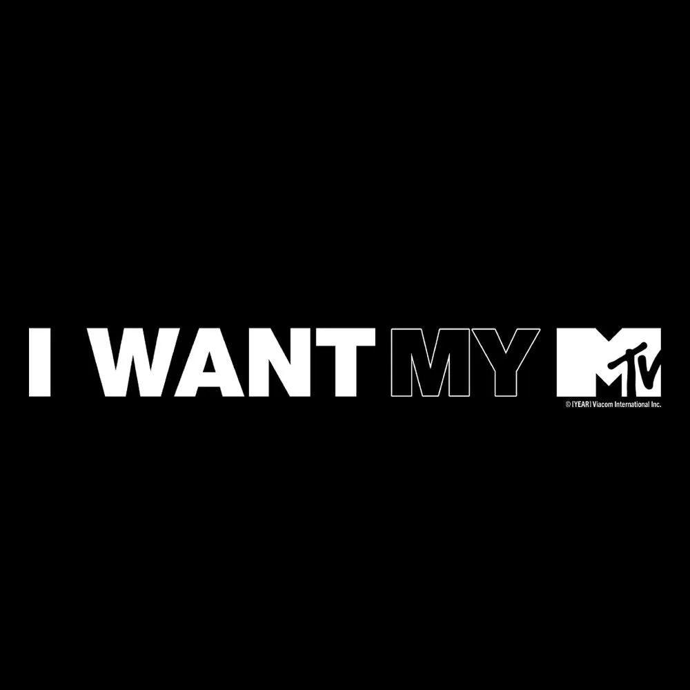 MTV Gear I Want My Adult Fleece Joggers sold by MTV product image thumbnail 3
