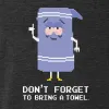 South Park 8-Bit Towelie Bring a Towel Men's Tri-Blend T-Shirt sold by MTV