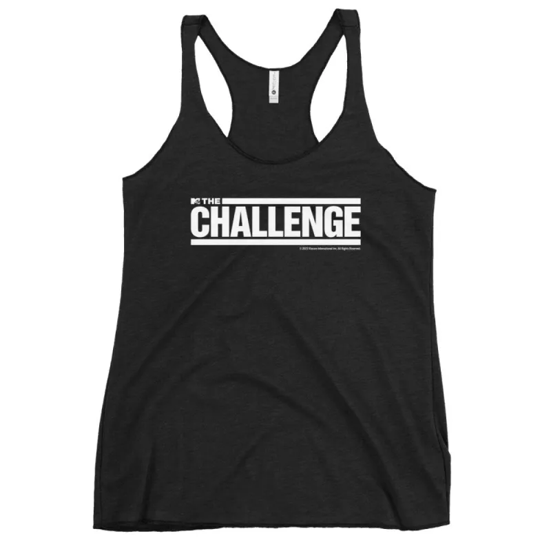 The Challenge Logo Women's Racerback Tank Top sold by MTV