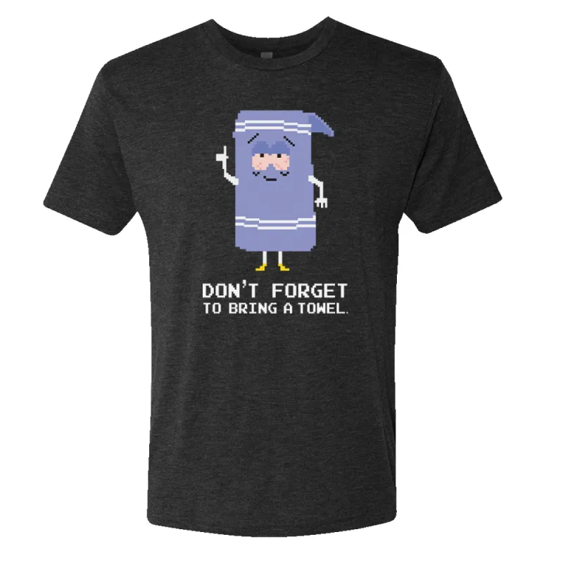 South Park 8-Bit Towelie Bring a Towel Men's Tri-Blend T-Shirt sold by MTV