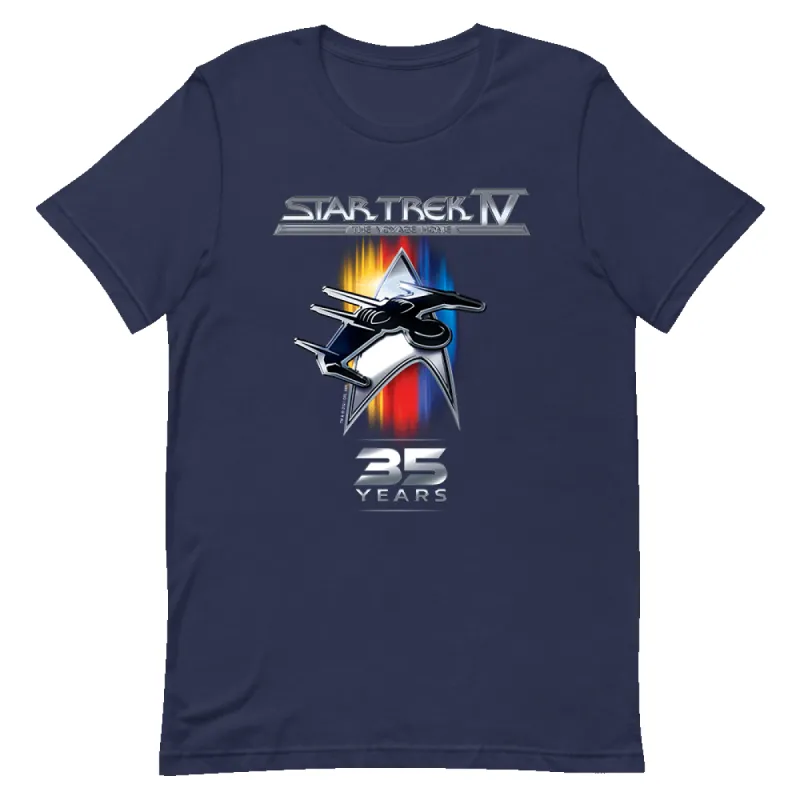 Star Trek IV: The Voyage Home 35th Anniversary Adult Short Sleeve T-Shirt sold by MTV