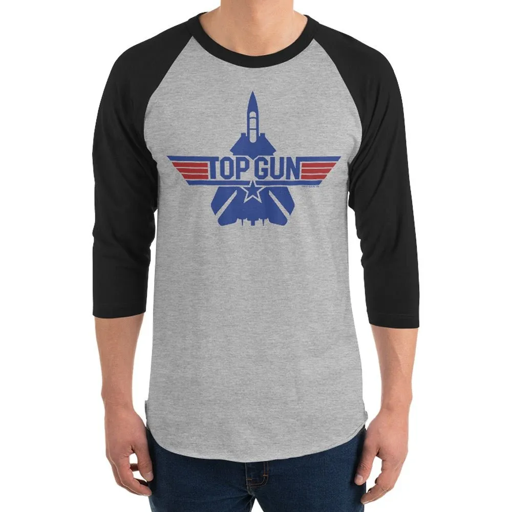 Top Gun Unisex 3/4 Sleeve Raglan Shirt sold by MTV product image thumbnail 3