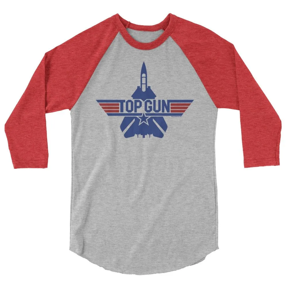 Top Gun Unisex 3/4 Sleeve Raglan Shirt sold by MTV product image thumbnail 4