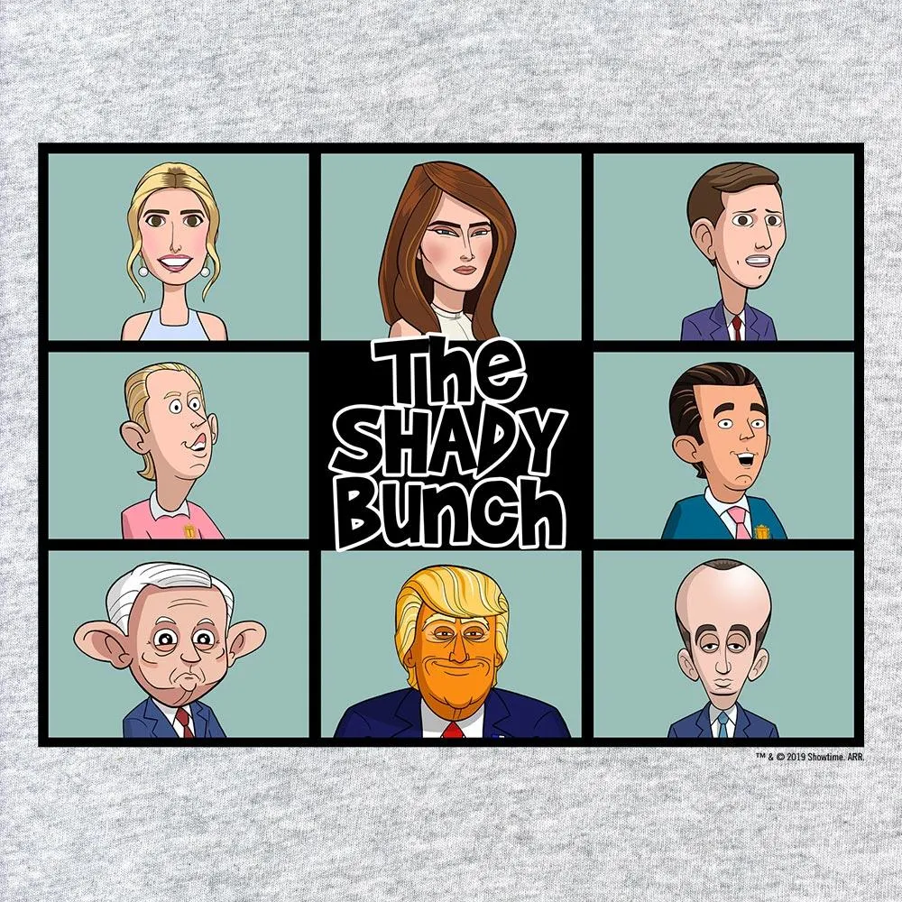 Our Cartoon President Shady Bunch Adult Short Sleeve T-Shirt sold by MTV product image thumbnail 2