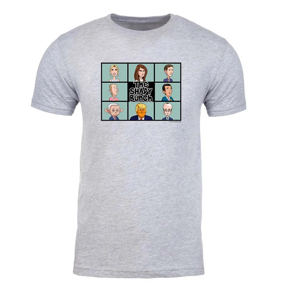 Our Cartoon President Shady Bunch Adult Short Sleeve T-Shirt sold by MTV