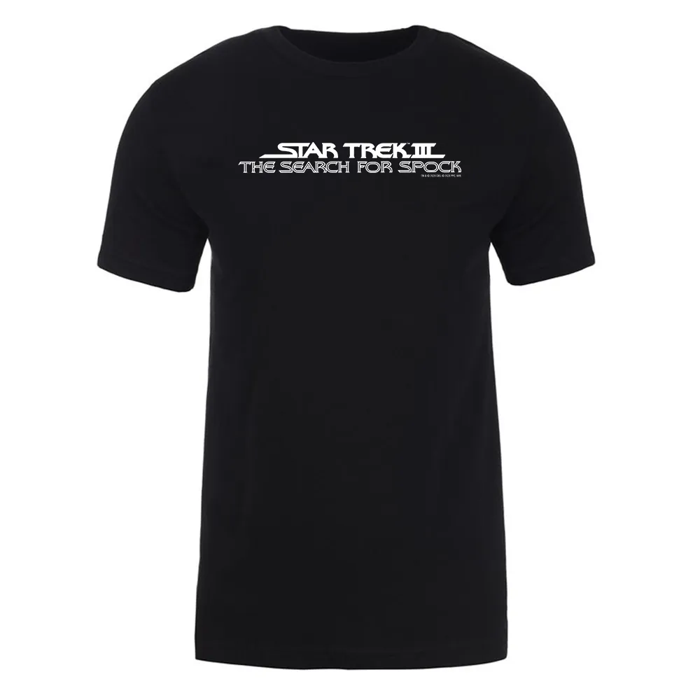 Star Trek III: The Search for Spock Logo Adult Short Sleeve T-Shirt sold by MTV