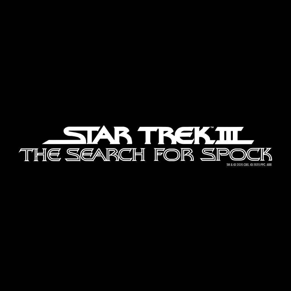 Star Trek III: The Search for Spock Logo Adult Short Sleeve T-Shirt sold by MTV product image thumbnail 2