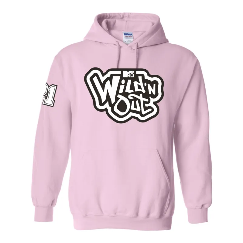Wild 'N Out Logo Light Pink Hooded Sweatshirt sold by MTV