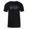 Star Trek: Voyager Schematic Adult Short Sleeve T-Shirt sold by MTV
