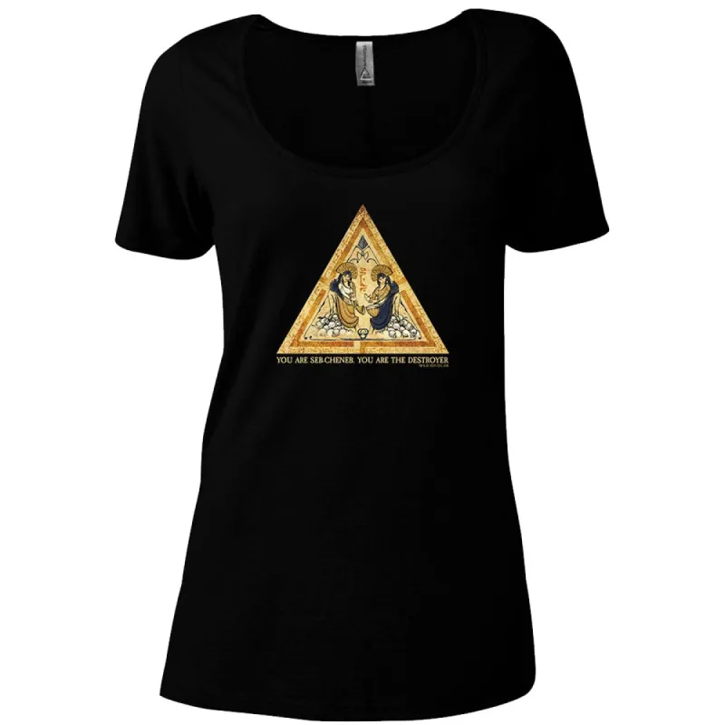 Star Trek: Picard Tarot Card Quote Women's Relaxed Scoop Neck T-Shirt sold by MTV