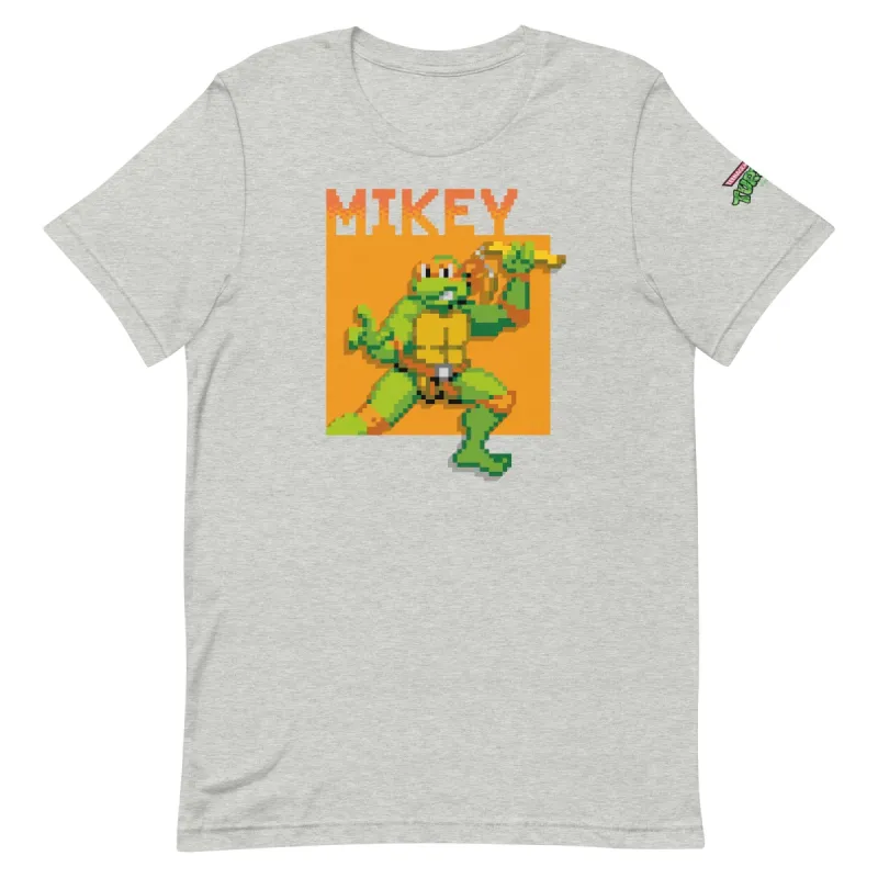 Teenage Mutant Ninja Turtles Mikey Arcade Ninja Adult Short Sleeve T-Shirt sold by MTV