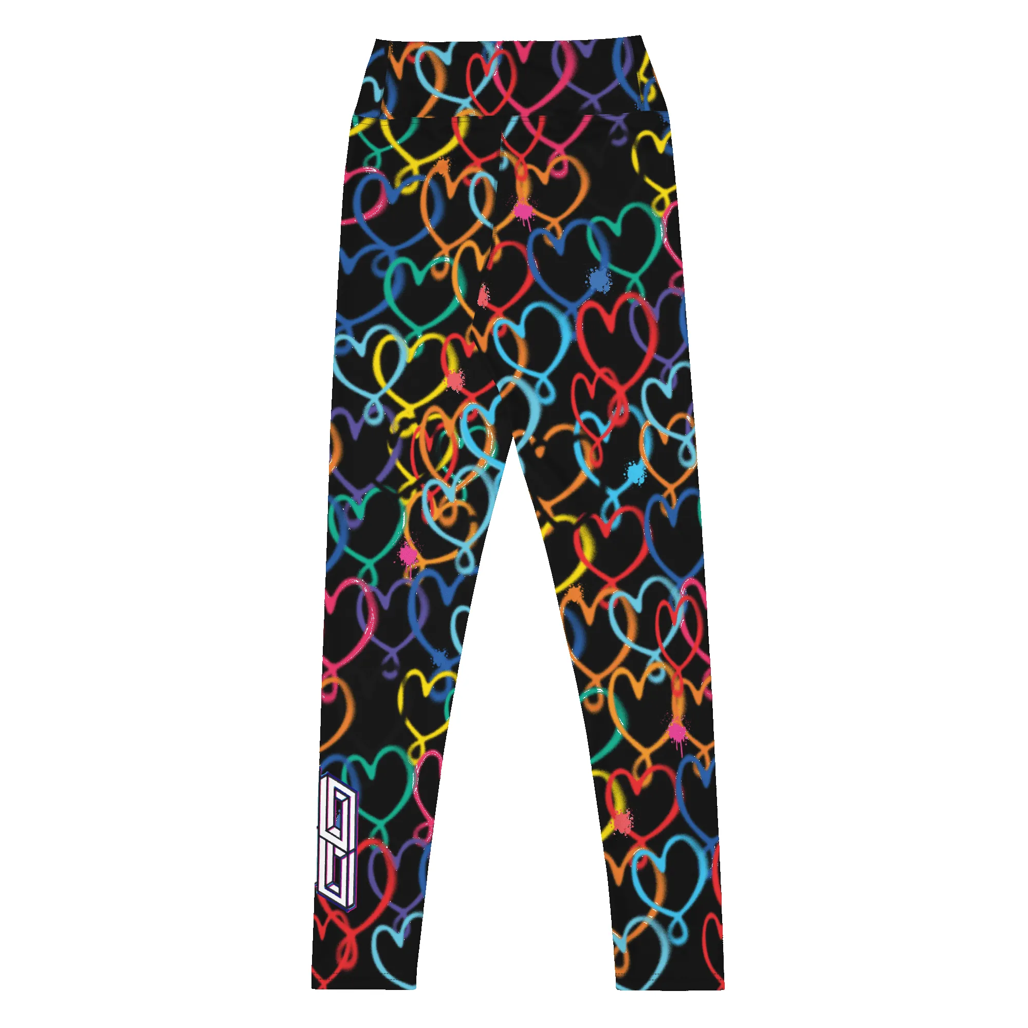 JoJo Siwa Hearts High-Waisted Leggings sold by MTV product image thumbnail 5