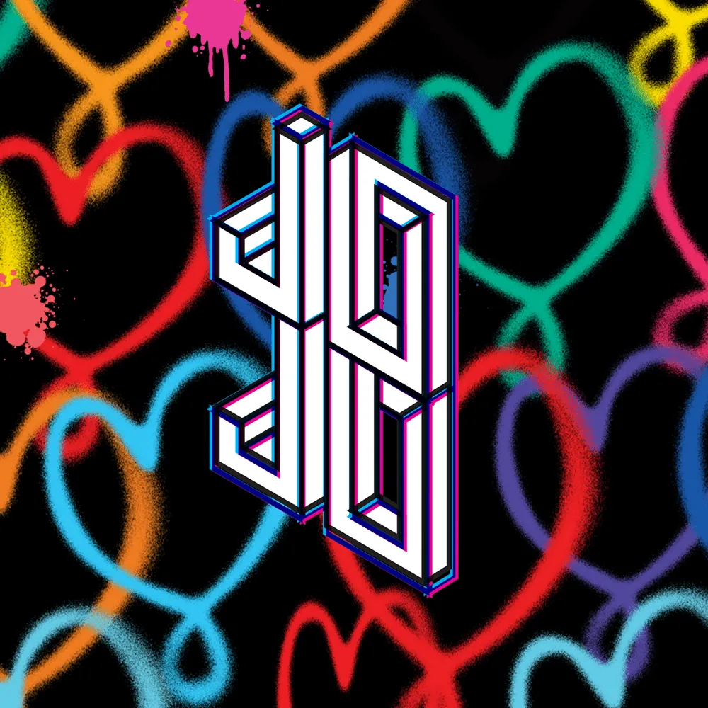 JoJo Siwa Hearts High-Waisted Leggings sold by MTV product image thumbnail 4