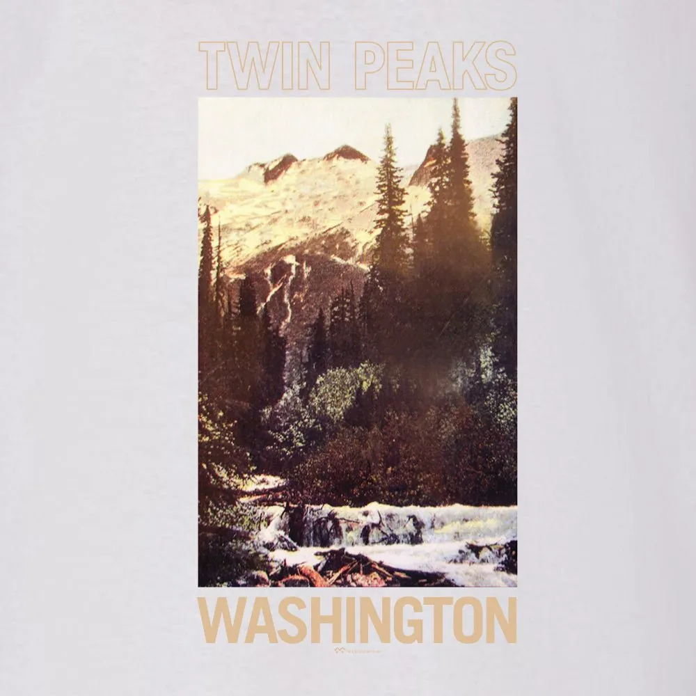 Twin Peaks Picturesque Postcard Adult Short Sleeve T-Shirt sold by MTV product image thumbnail 2