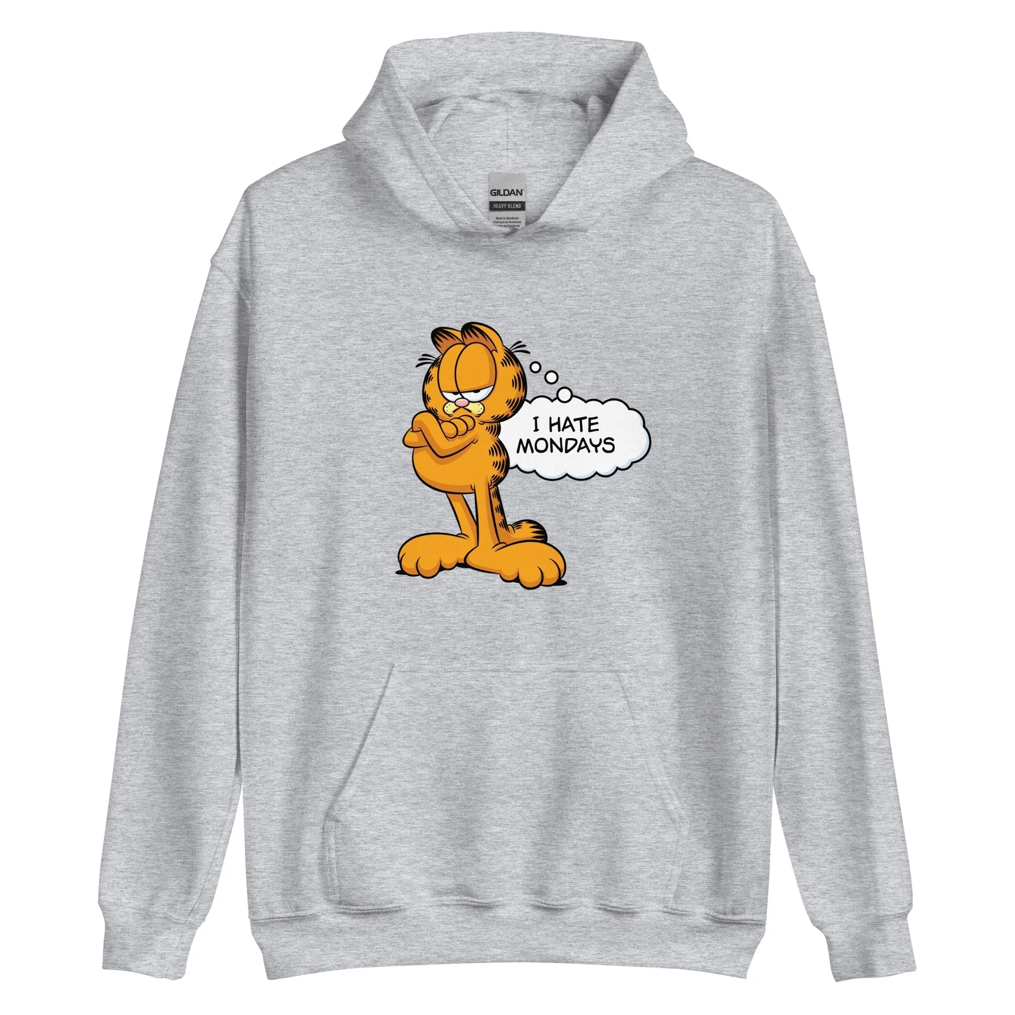 Garfield I Hate Mondays Hooded Sweatshirt sold by MTV product image thumbnail 4