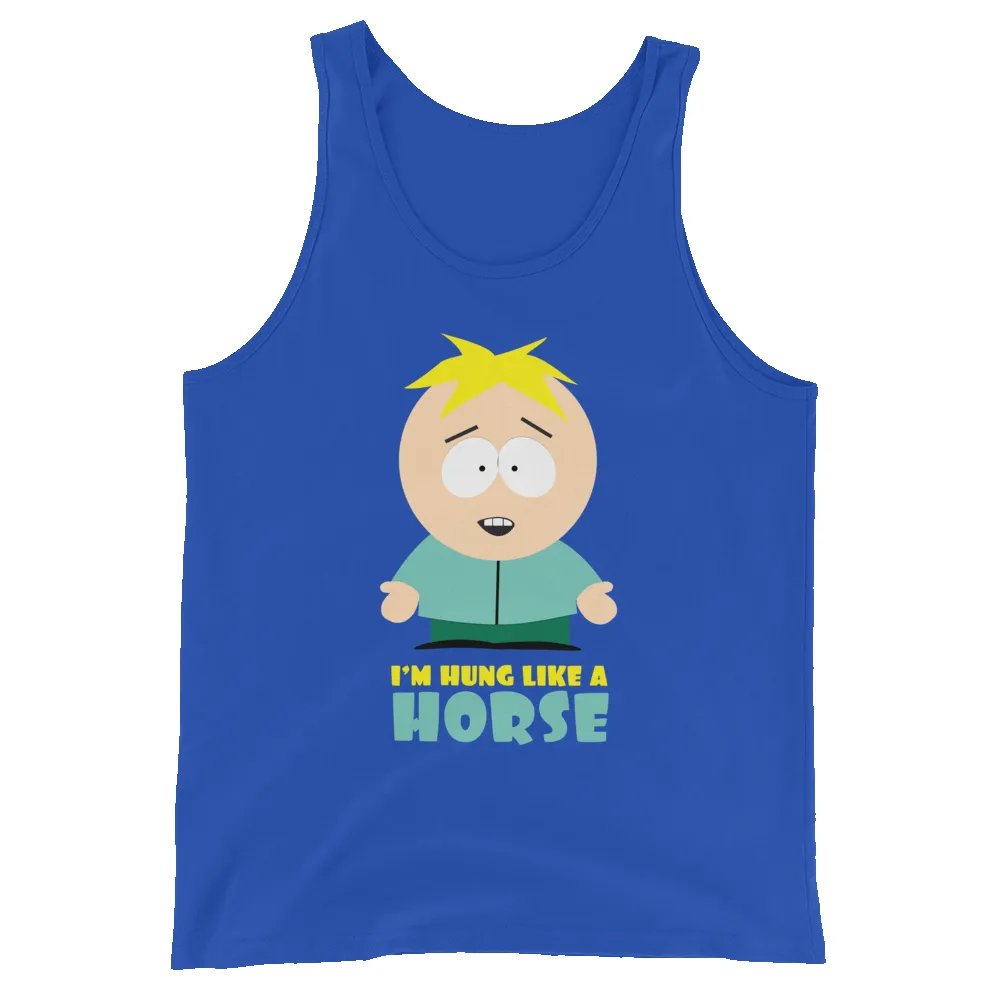South Park Butters Hung Like a Horse Adult Tank Top sold by MTV