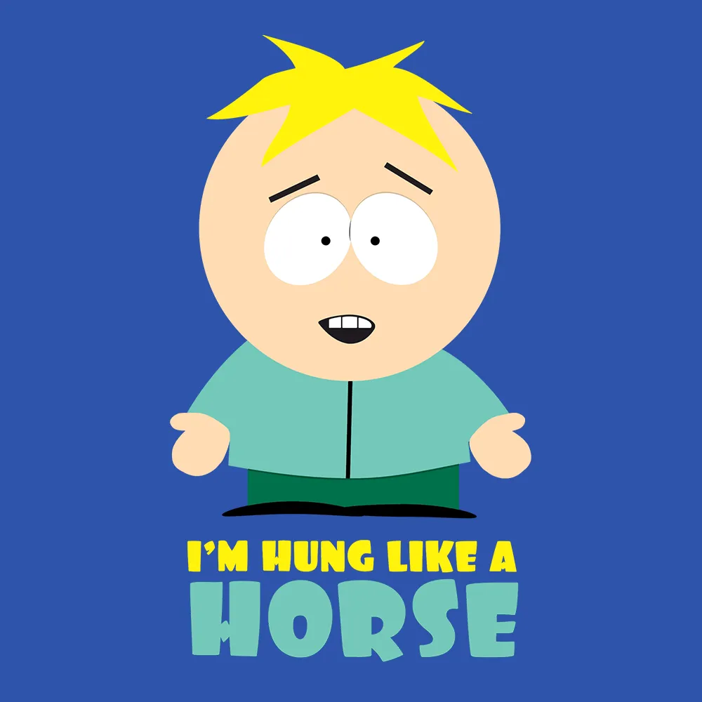South Park Butters Hung Like a Horse Adult Tank Top sold by MTV product image thumbnail 2
