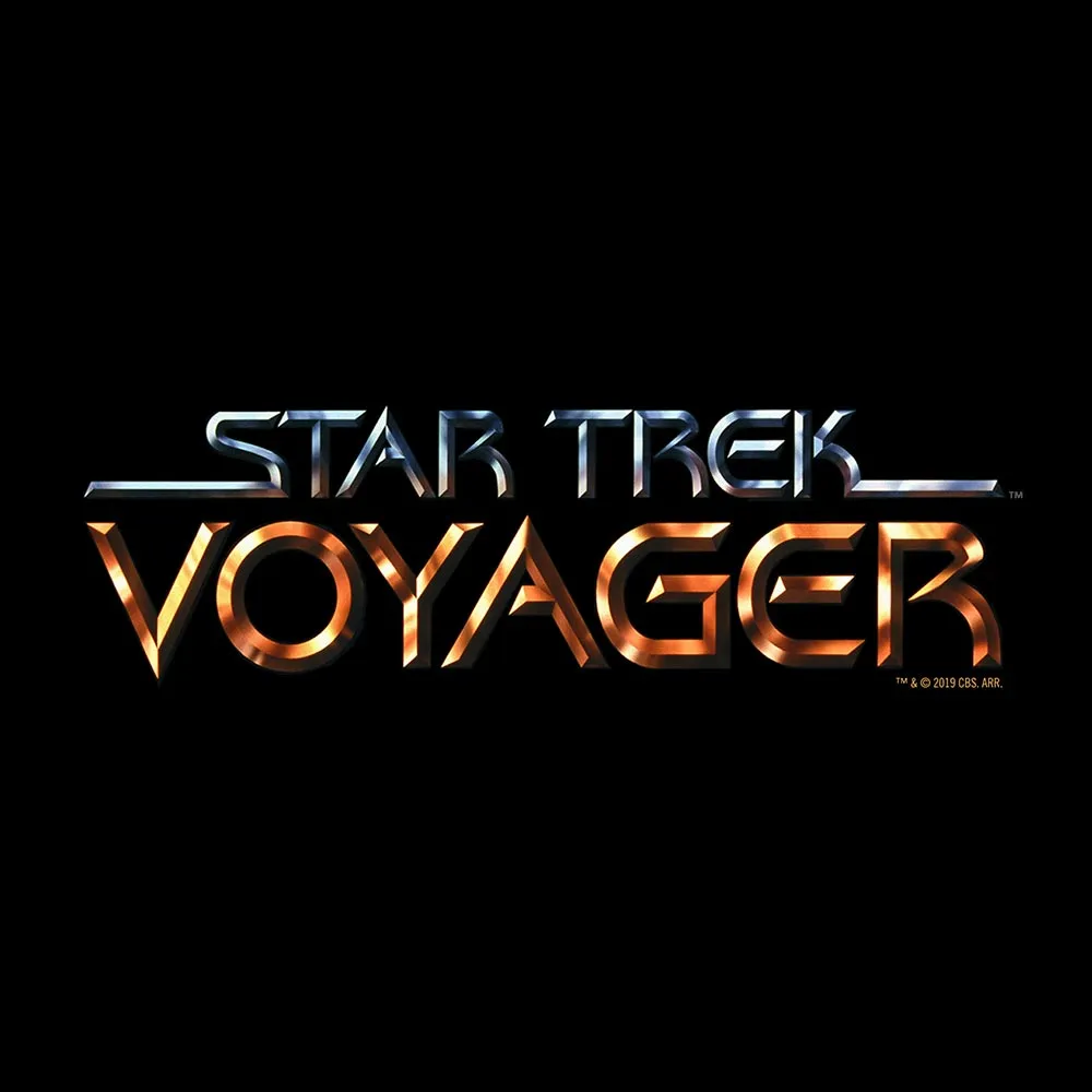 Star Trek: Voyager Logo Adult Short Sleeve T-Shirt sold by MTV product image thumbnail 2