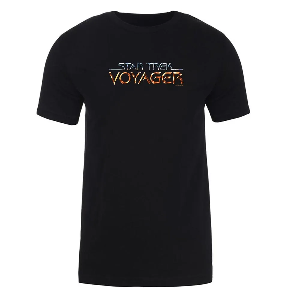 Star Trek: Voyager Logo Adult Short Sleeve T-Shirt sold by MTV