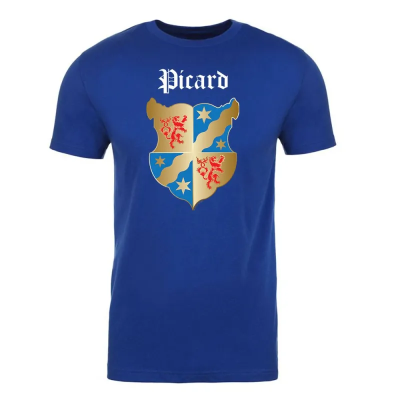 Star Trek: Picard Coat of Arms Adult Short Sleeve T-Shirt sold by MTV