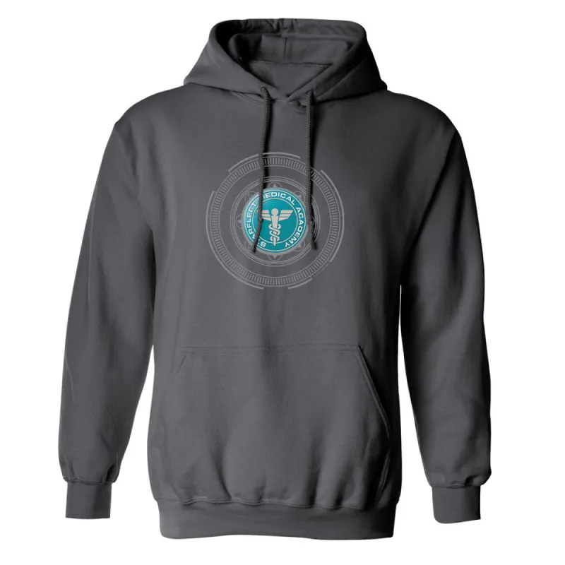 Star Trek Starfleet Academy Medical Badge Fleece Hooded Sweatshirt sold by MTV