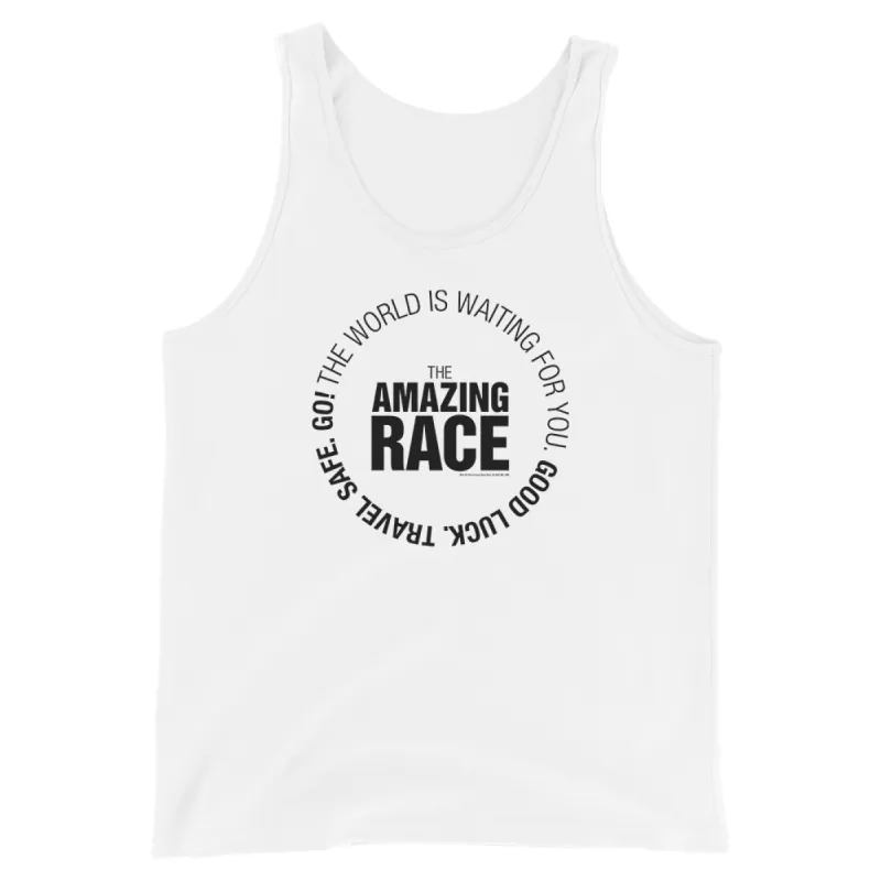 The Amazing Race Black Starting Adult Tank Top sold by MTV