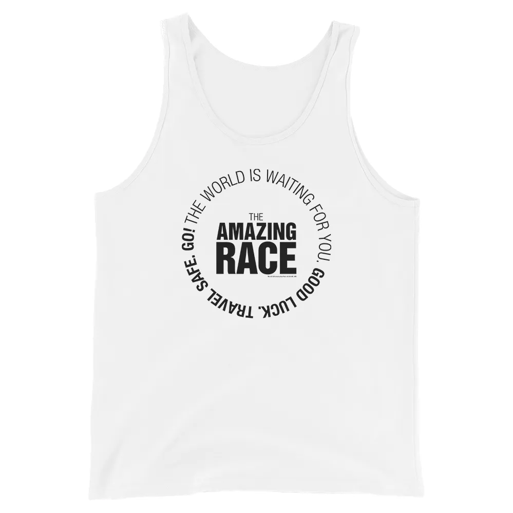 The Amazing Race Black Starting Adult Tank Top sold by MTV